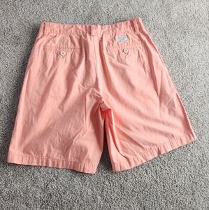 Vineyard Vine Men's Peach Club Button Down Shorts Size 30